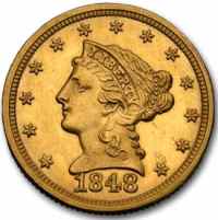 1848 $2.50 Gold Commemorative Coin