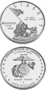 230th Anniversary US Marine Corps Silver Dollar Commemorative Coin