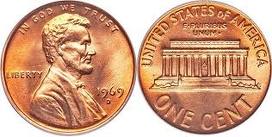 Lincoln Memorial Cent 95% Copper