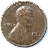 1981 Cent 2.95g Copper