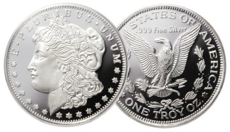 Silver Rounds Are often Made To Look Like Classic Coins